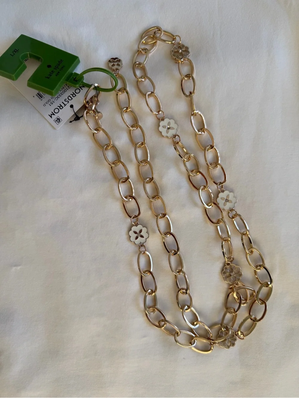Kate Spade| NWT floral charm chain belt